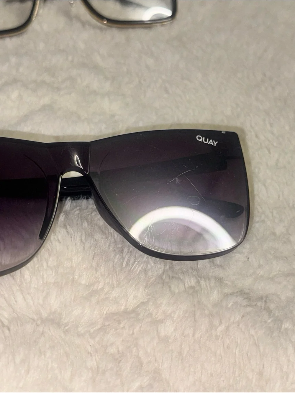 Quay Australia Black Gradient Cat Eye Sunglasses (used) and 3 new other glasses